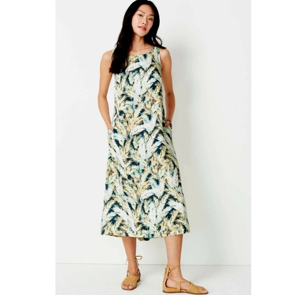 NWT J. Jill summer linen dress - Picture 2 of 10